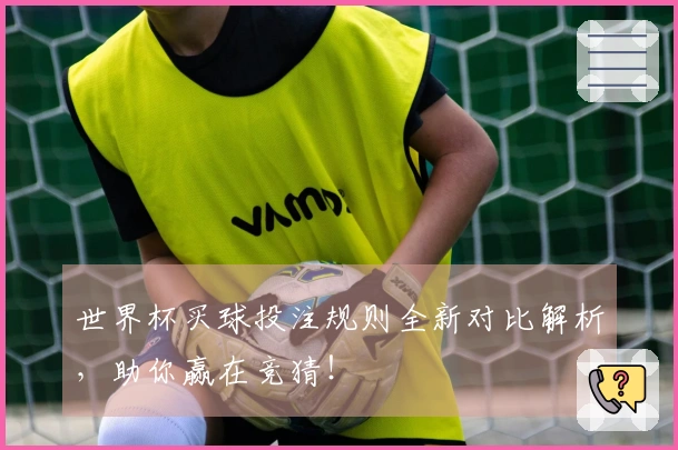 世界杯买球投注规则全新对比解析，助你赢在竞猜！